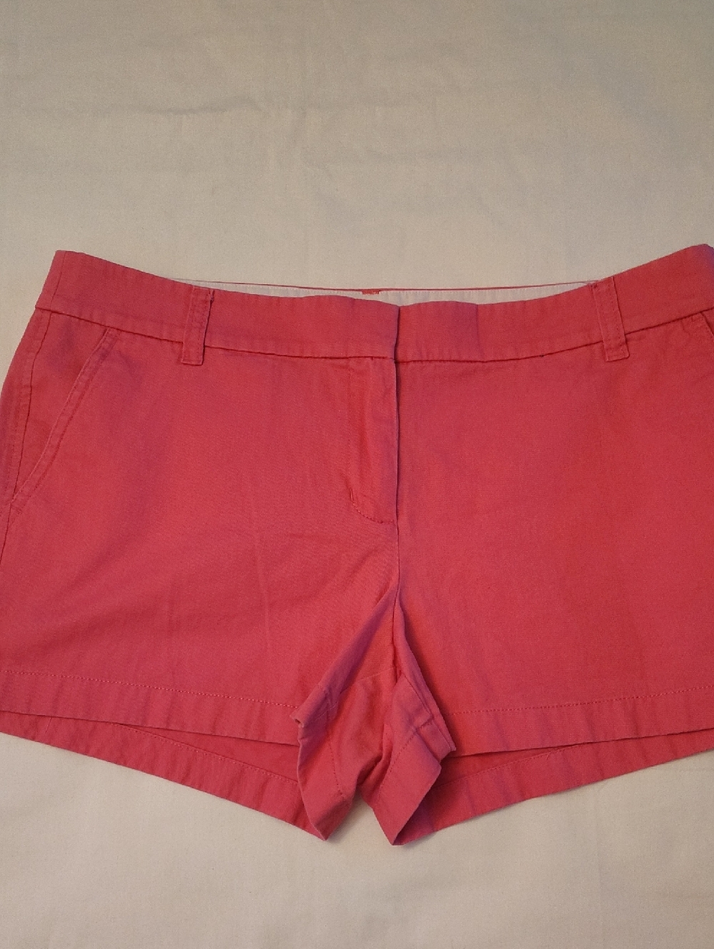 J. Crew Pink Cotton Blend Shorts Size 14 EUC